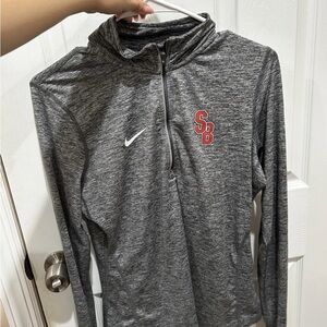 Nike Dri-FIT Heathered Gray Top
